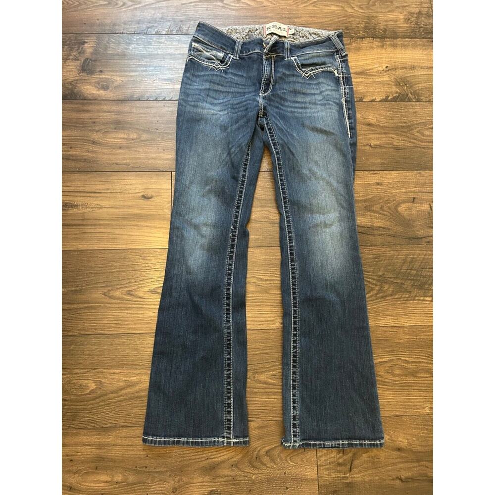 Ariat Real Denim Dresden Straight Leg Jeans Womens 30R Blue